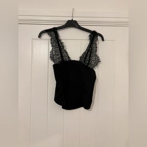 PrettyLittleThing Charcoal Tank Top